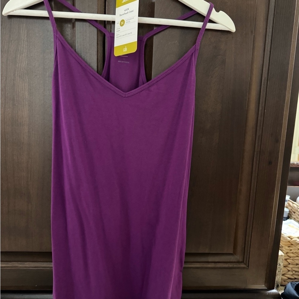 Cali Violet Racerback Cami - Picture 4 of 4